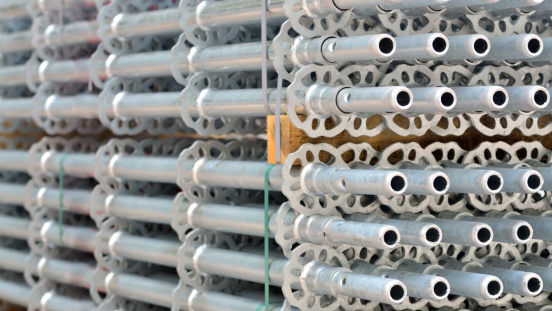 Socket-type disc-type steel pipe support