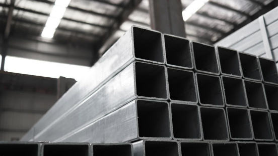 Square rectangular welded steel pipe